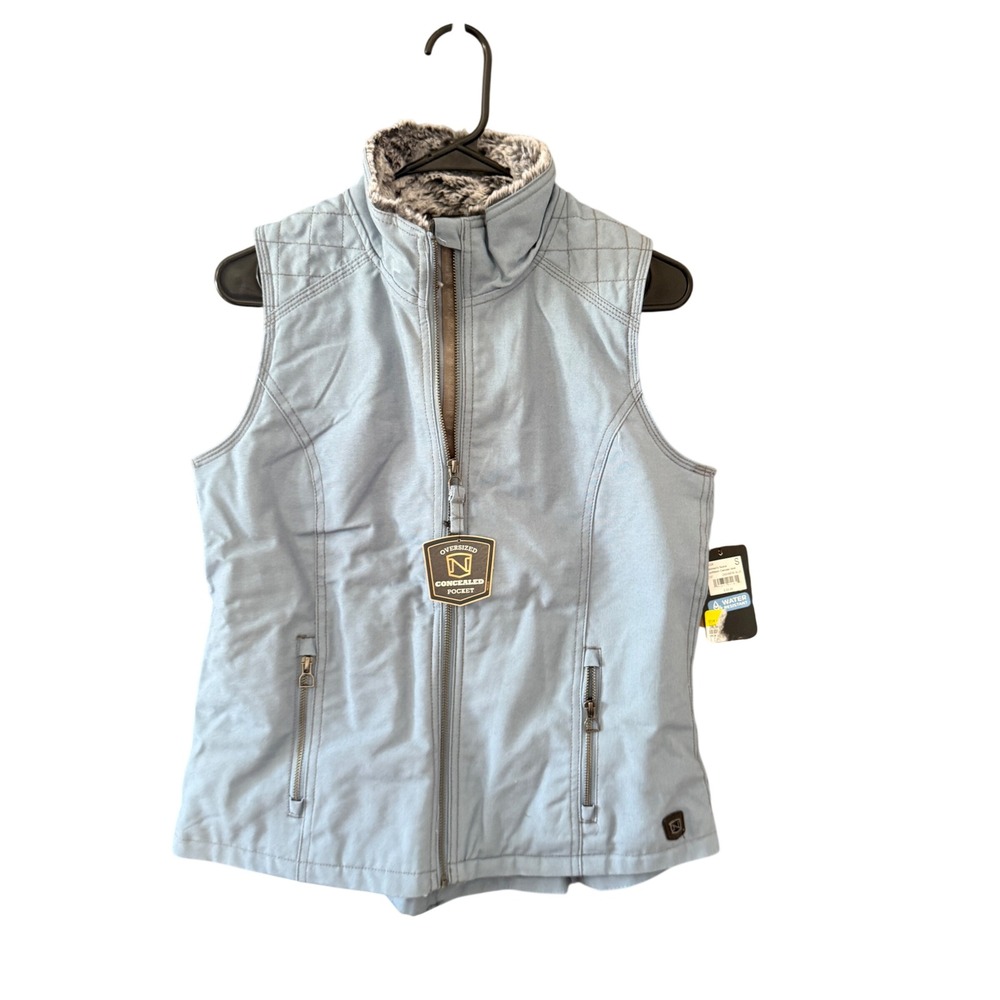 Noble‎ Outfitters NWT Women Canvas Vest Water Resistant Workwear Utility Western